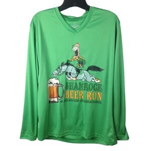 Sportswear Unlimited Shamrock Beer Run Arlington International Shirt Green XL